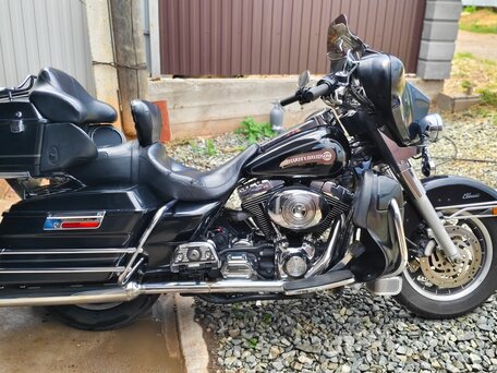 2006 Harley-Davidson Electra Glide, чёрный, 710000 рублей, вид 4