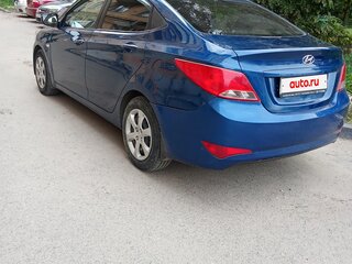 2016 Hyundai Solaris I Рестайлинг, синий, 890000 рублей, вид 4