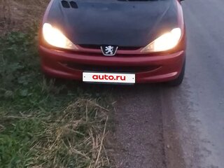 2003 Peugeot 206, пурпурный, 150000 рублей, вид 1