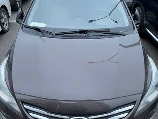 2015 Hyundai Solaris I Рестайлинг, коричневый, 850000 рублей, вид 1