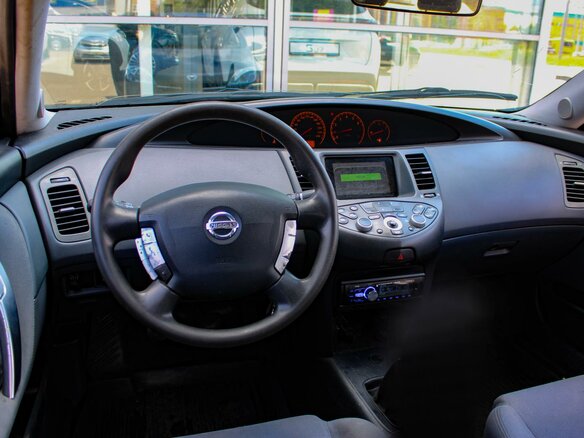 2005 Nissan Primera III (P12), синий - вид 5