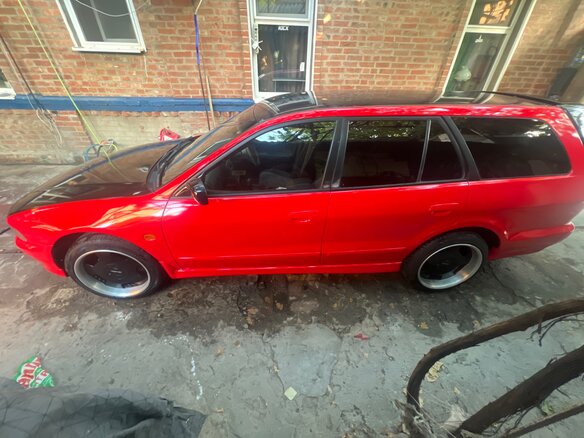 1998 Mitsubishi Legnum, красный, 550000 рублей - вид 10