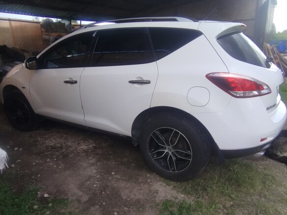 2014 Nissan Murano II (Z51) Рестайлинг 2, белый, 1000000 рублей - вид 3