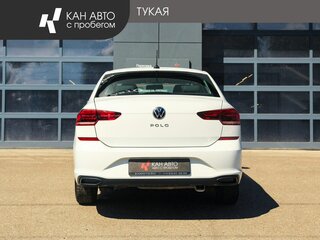 2021 Volkswagen Polo VI, белый, 1448000 рублей, вид 4