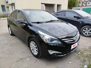 2016 Hyundai Solaris I Рестайлинг, чёрный, 799000 рублей, вид 2