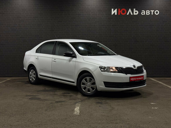 2018 Skoda Rapid I Рестайлинг, белый, 1120000 рублей - вид 2