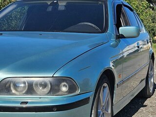1996 BMW 5 серии 523i IV (E39), голубой, 420000 рублей, вид 3