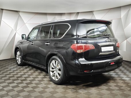 2012 Infiniti QX56 II, чёрный, 1379000 рублей, вид 4