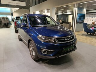 2017 Chery Tiggo 5 I Рестайлинг, синий, 1099000 рублей, вид 1