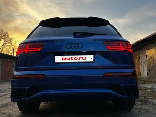 2016 Audi Q7 II (4M), синий, 3900000 рублей, вид 3