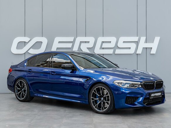 2019 BMW M5 Competition VI (F90), синий, 8380000 рублей