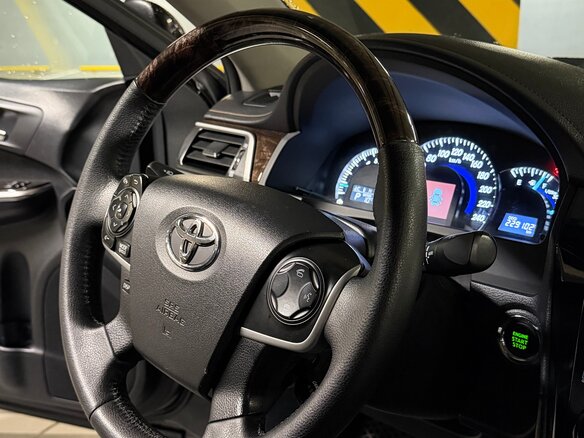 2012 Toyota Camry VII (XV50), чёрный, 1600000 рублей - вид 5