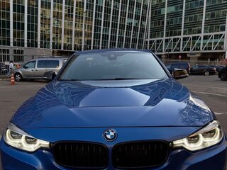 2017 BMW 3 серии 340i xDrive VI (F3x) Рестайлинг, синий, 3800000 рублей, вид 2