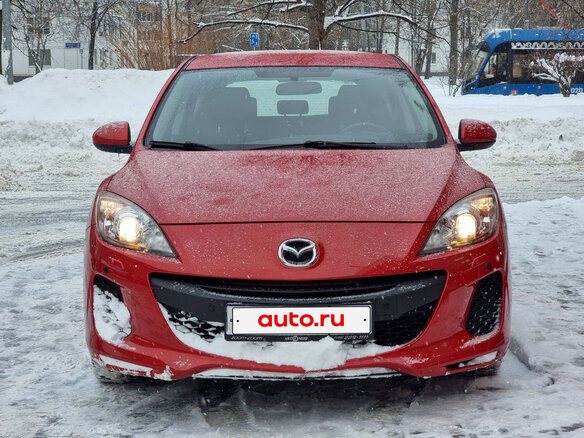 2012 Mazda 3 II (BL) Рестайлинг, красный, 1050000 рублей