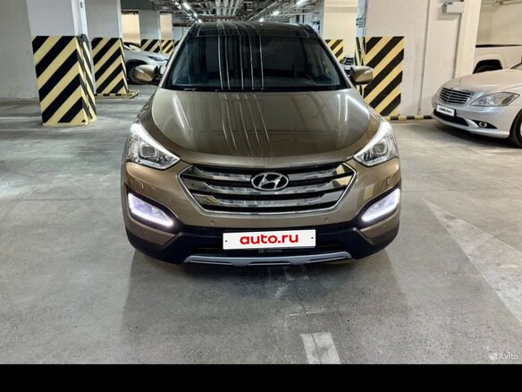 2012 Hyundai Santa Fe III, золотистый, 1980000 рублей - вид 12