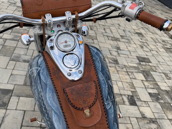 2003 Honda Shadow 750, синий, 690000 рублей - вид 19