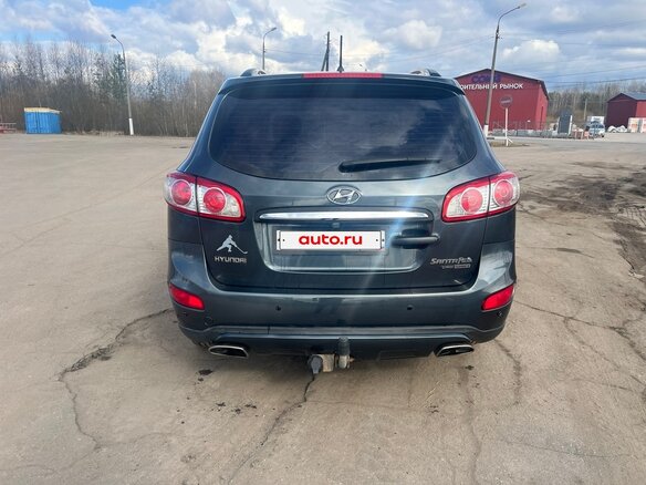 2011 Hyundai Santa Fe II Рестайлинг, серый, 1150000 рублей - вид 3