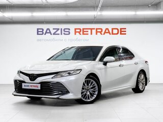 2019 Toyota Camry VIII (XV70), белый, 2999000 рублей, вид 1