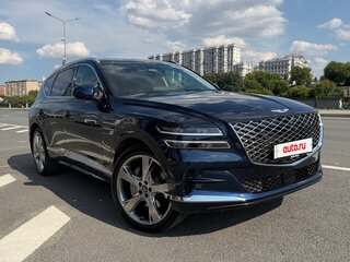 2021 Genesis GV80 I, синий, 7770000 рублей, вид 3