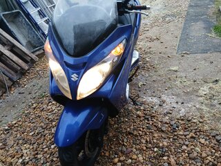2006 Suzuki Burgman (SkyWave) 400, синий, 210000 рублей, вид 3