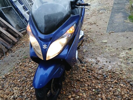 2006 Suzuki Burgman (SkyWave) 400, синий, 210000 рублей, вид 3
