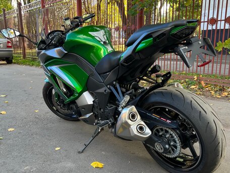 2018 Kawasaki Z 1000SX, зелёный, 875000 рублей, вид 3