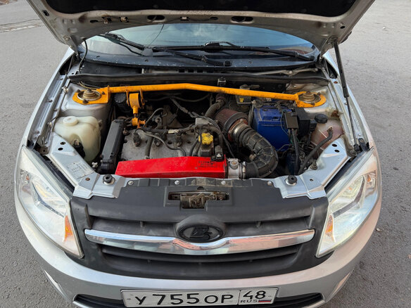 2015 Lada (ВАЗ) Granta I, серебристый, 550000 рублей - вид 21
