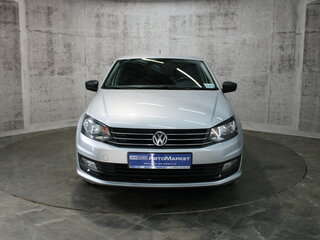 2017 Volkswagen Polo V Рестайлинг, серебристый, 1178000 рублей, вид 2