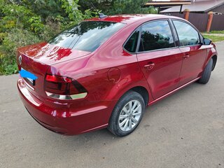 2019 Volkswagen Polo V Рестайлинг, пурпурный, 1390000 рублей, вид 3