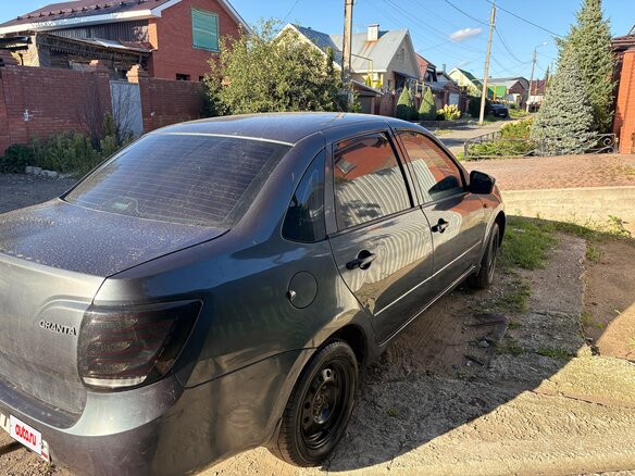 2015 Lada (ВАЗ) Granta I, серебристый, 290000 рублей - вид 7