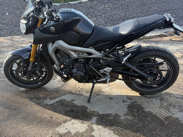 2014 Yamaha MT-09 (FZ-09), фиолетовый