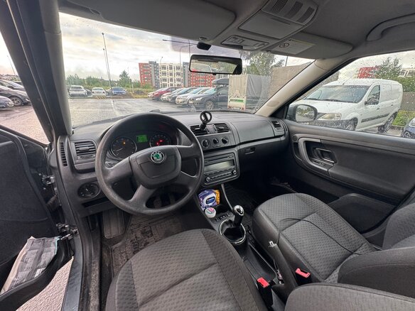 2012 Skoda Fabia II Рестайлинг, серый - вид 4