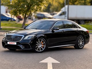 2014 Mercedes-Benz S-Класс AMG 63 AMG Long III (W222, C217), чёрный, 4790000 рублей, вид 3