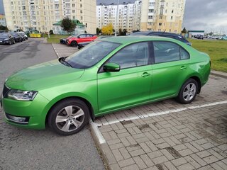 2018 Skoda Rapid I Рестайлинг, зелёный, 1319133 рублей, вид 5