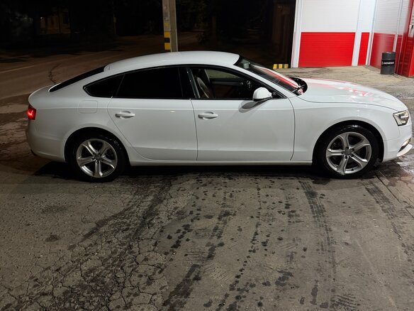2012 Audi A5 I (8T) Рестайлинг, белый - вид 2