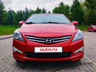 2015 Hyundai Solaris I Рестайлинг, красный, 950000 рублей, вид 1