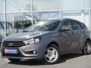 2018 Lada (ВАЗ) Vesta SW I, голубой, 892000 рублей, вид 1