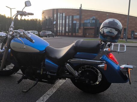 2022 Honda Shadow 750, синий, 650000 рублей, вид 3