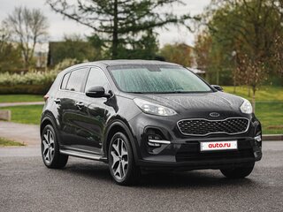 2019 Kia Sportage IV Рестайлинг, чёрный, 1800000 рублей, вид 3
