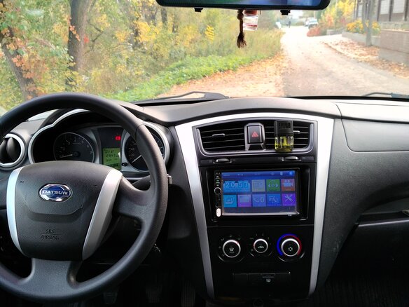 2015 Datsun mi-DO, оранжевый, 530000 рублей - вид 5