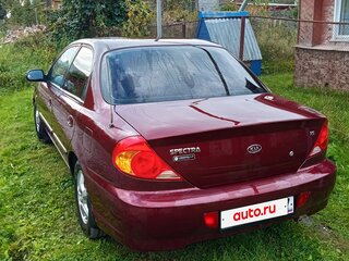 2007 Kia Spectra I Рестайлинг 2, красный, 280000 рублей, вид 3