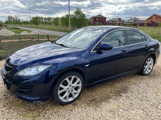 2010 Mazda 6 II (GH) Рестайлинг, синий, 650000 рублей, вид 3