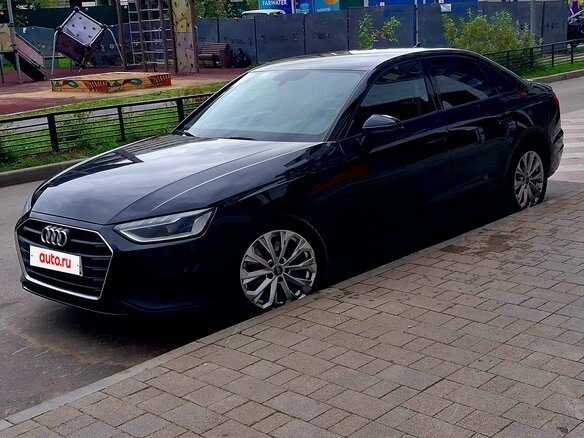2021 Audi A4 35 TFSI Long V (B9) Рестайлинг, чёрный