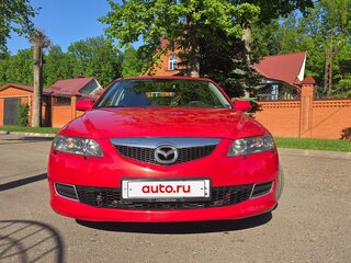 2007 Mazda 6 I (GG) Рестайлинг, красный, 425000 рублей, вид 1