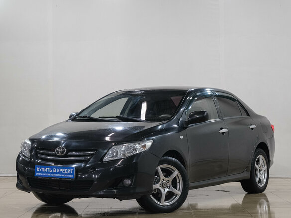 2007 Toyota Corolla AMT X (E140, E150), чёрный, 769000 рублей - вид 2