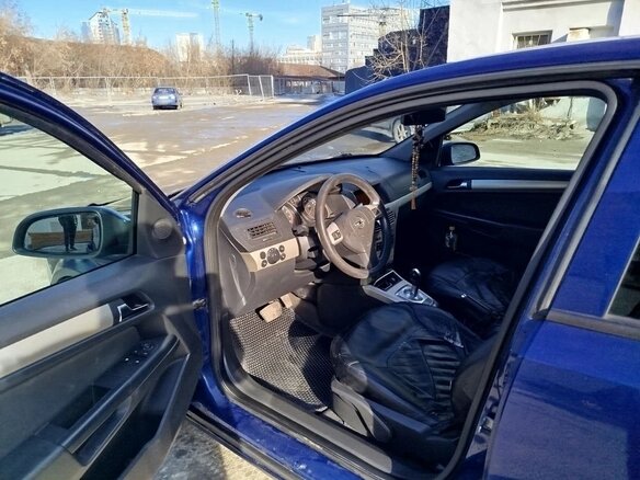 2007 Opel Astra H Рестайлинг, синий, 300000 рублей - вид 4