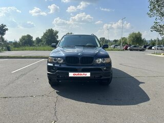 2005 BMW X5 4.4i I (E53) Рестайлинг, синий, 1100000 рублей, вид 2