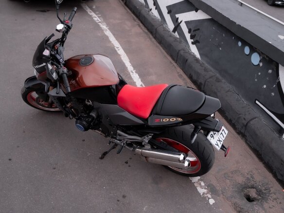 2003 Kawasaki Z 1000, чёрный, 400000 рублей - вид 14
