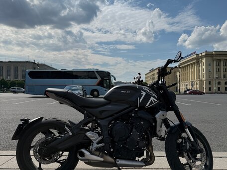 2022 Triumph Trident 660, чёрный, 900000 рублей, вид 5