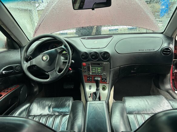 2001 Alfa Romeo 166 I, красный, 400000 рублей - вид 13